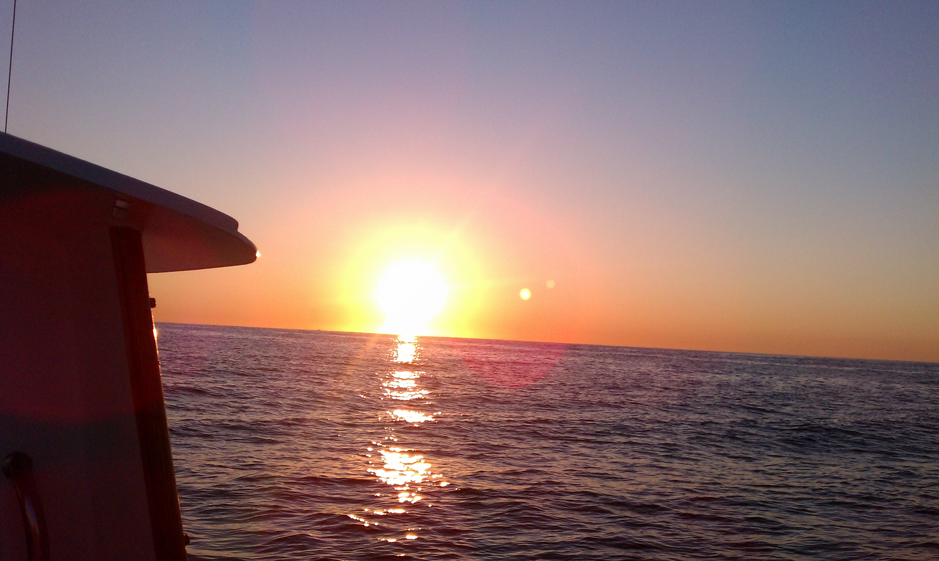 Ocean sunset from the J-Marie