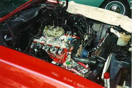 351 Cleveland engine bay built up