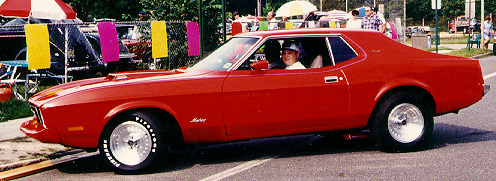 1973 Mustang Grande at a car show